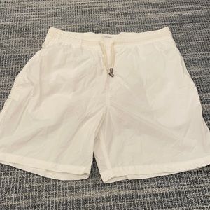 Solid & striped swim trunks size medium